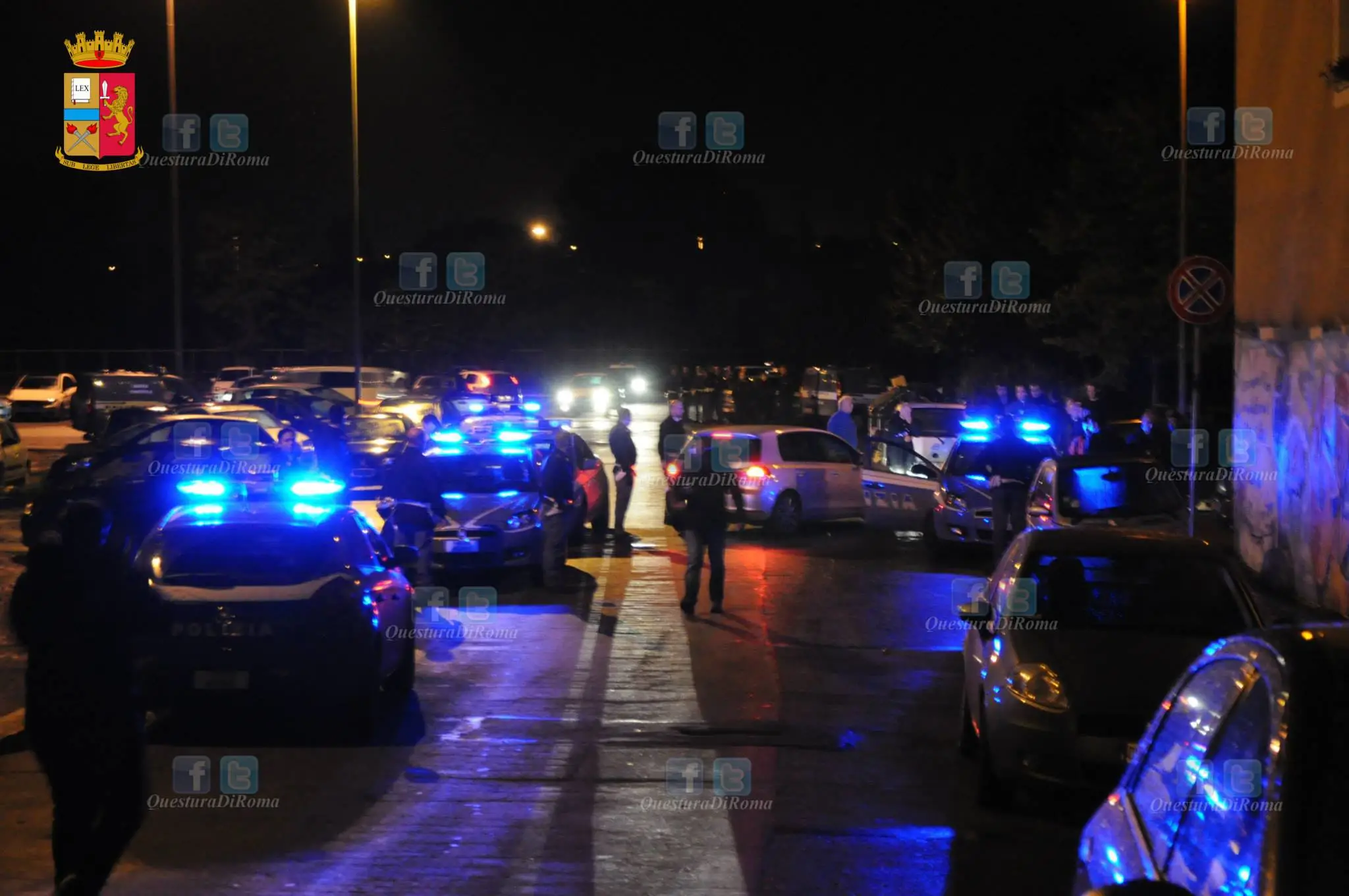 polizia roma arresti san basilio